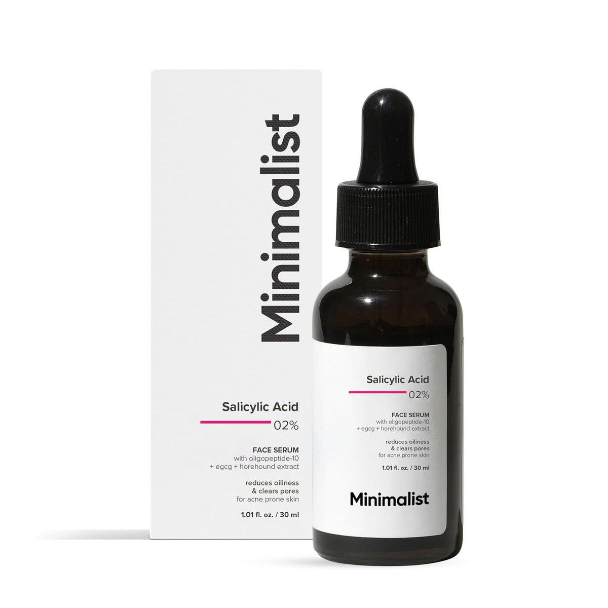 Minimalist Salicylic Acid 2% Serum – BHA Exfoliant for Oily & Acne-Prone Skin 30ml