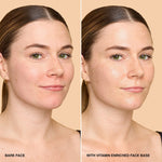 Bobbi Brown Vitamin Enriched Face Base Moisturizer & Primer before and after results