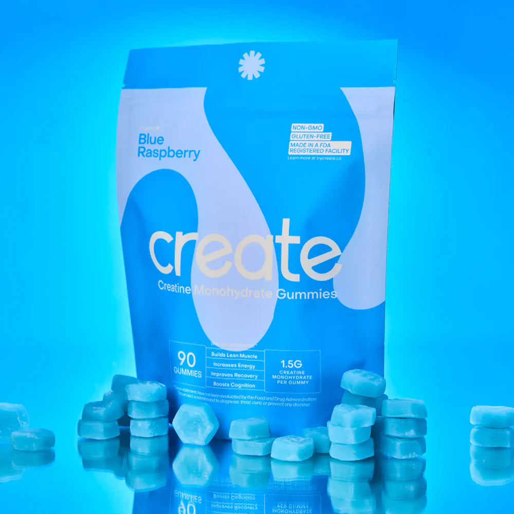 Creatine Gummies Blue Raspberry 90 Count