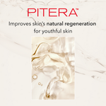 Close-up of the SK-II PITERA Facial Treatment Essence with emphasis on the PITERA™ label, showcasing its unique, skin-rejuvenating formula.
