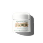 Crème de La Mer, Moisturizing Cream, White, displayed front view showing its luxurious packaging. This premium face cream is renowned for its deep hydration and anti-aging benefits.