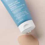 Paula's Choice Super-Light Wrinkle Defense SPF 30 tube with a small amount of cream squeezed out, highlighting its smooth, lightweight texture perfect for daily use.