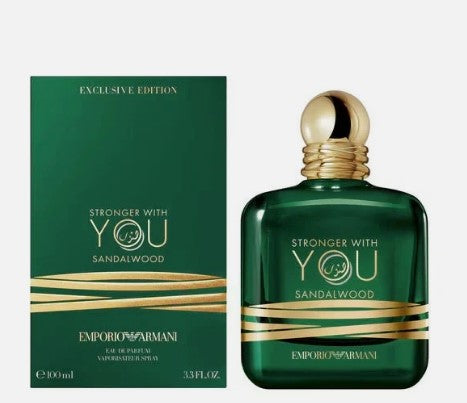 Emporio Armani Stronger With You Sandalwood Exclusive Edition EDP 100ml bottle and box