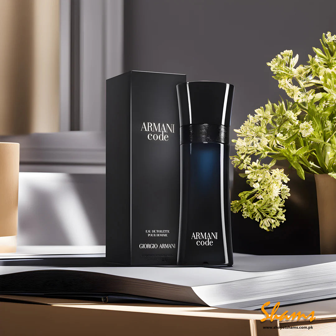 Giorgio Armani Code Eau de Toilette Pour Homme bottle and box