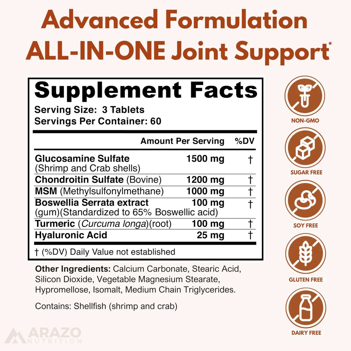 Arazo Nutrition Glucosamine