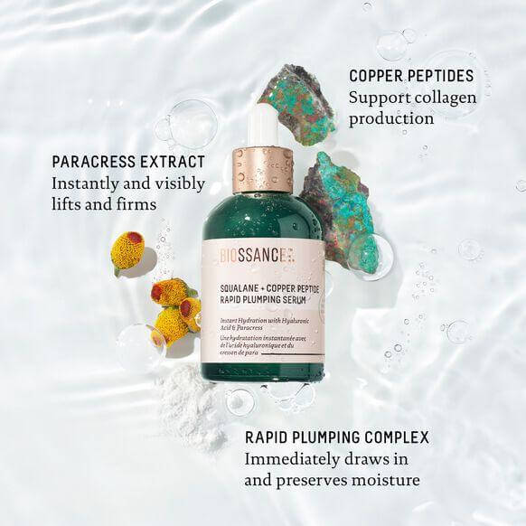 Biossance Squalane + Copper Peptide Rapid Plumping Serum