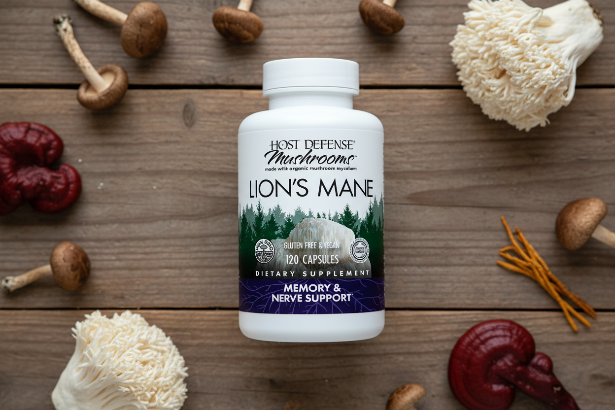 Lion's Mane Pack of 1 - Flat Lay