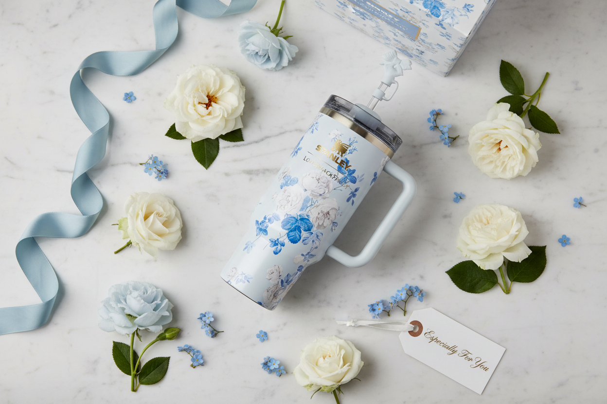 Stanley x LoveShackFancy Tumbler Pack of 1 - Flat Lay