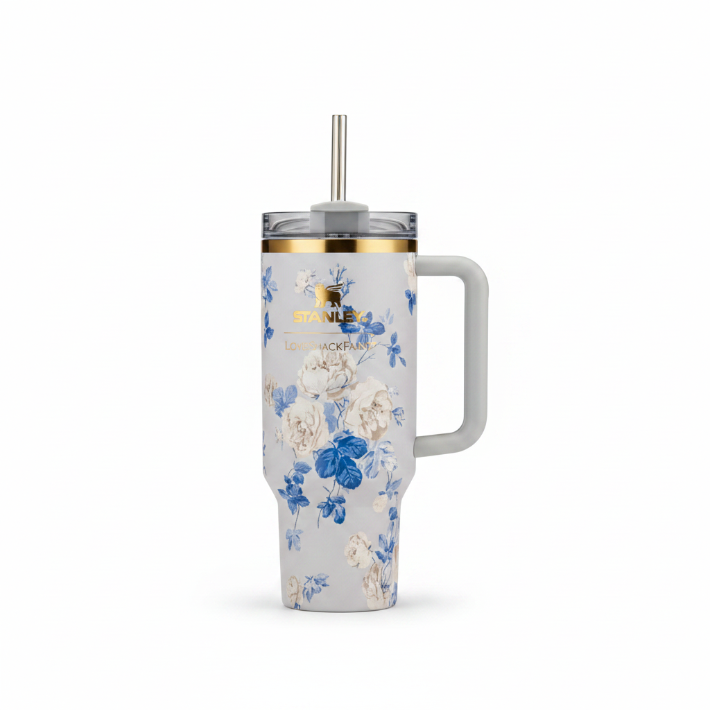 Stanley x LoveShackFancy Tumbler Pack of 1 - White Background