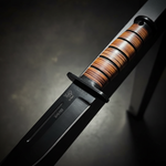 KA-BAR knife close-up detail editorial