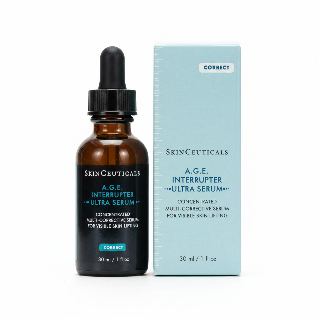 SkinCeuticals A.G.E. Interrupter Ultra Serum studio white background