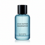 Louis Vuitton Imagination frosted bottle on white background