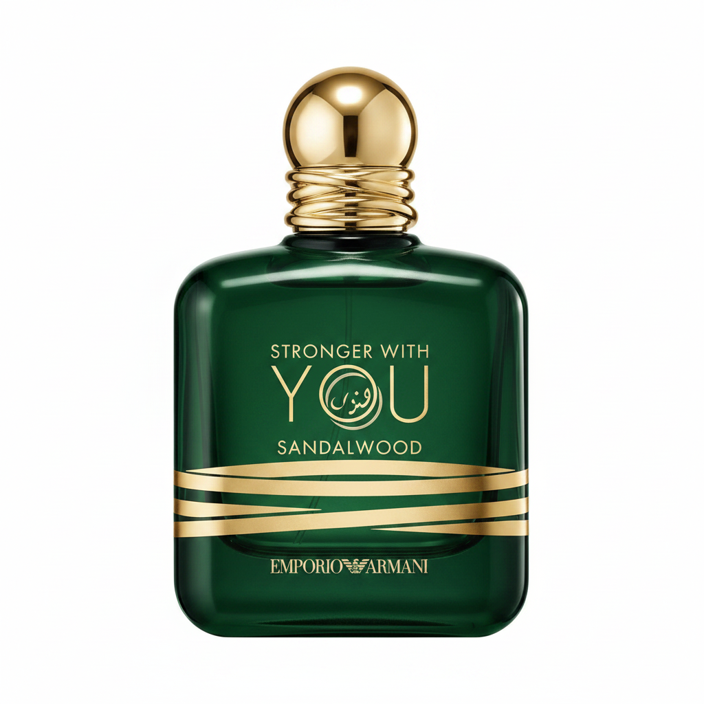 Emporio Armani Stronger With You Sandalwood on white background