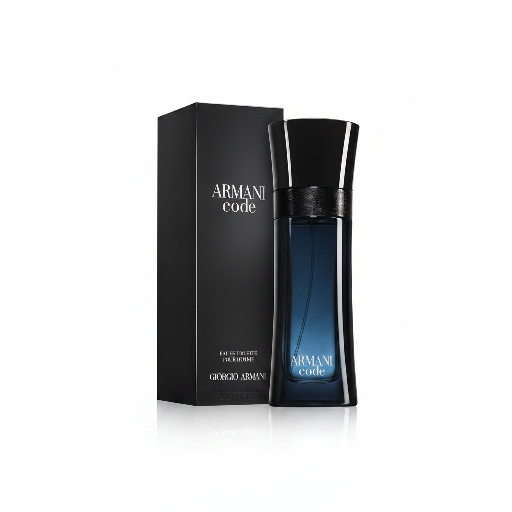 Armani Code EDT on white background