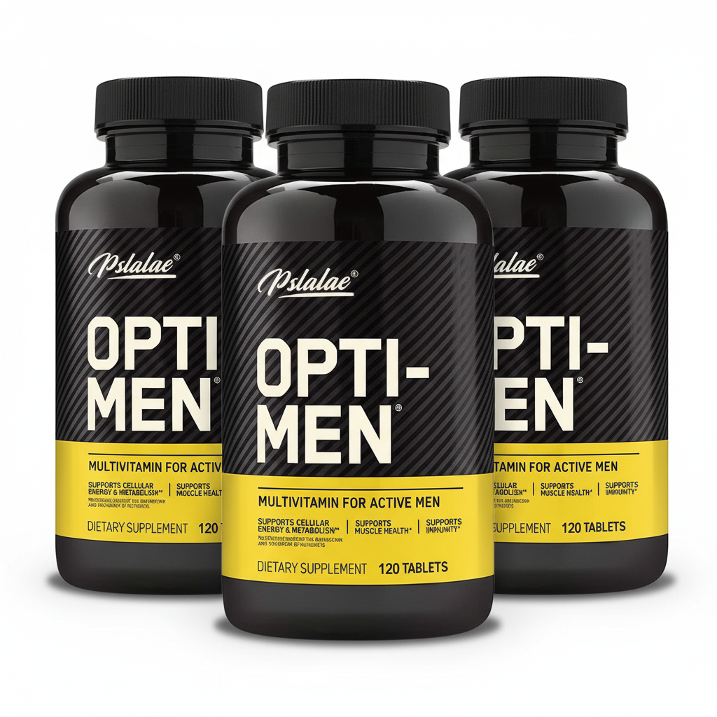 Opti-Men Pack of 3 - White Background