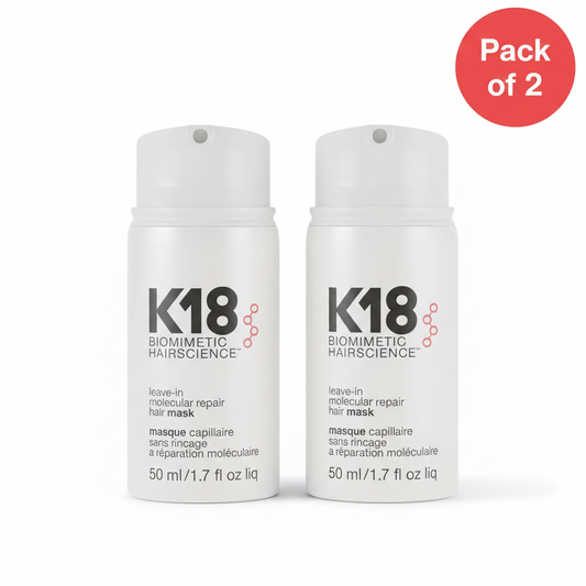 K18 Hair Mask Pack of 2 white background