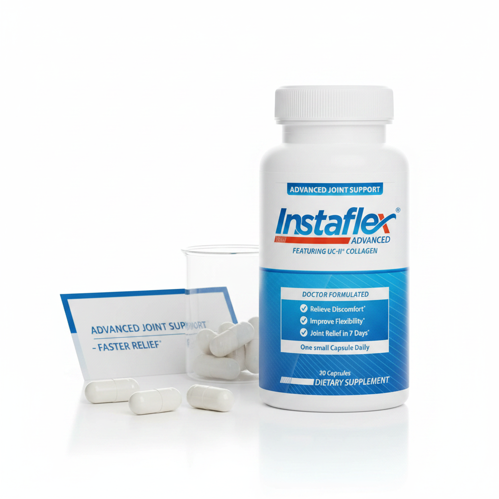 Instaflex Advanced studio white background