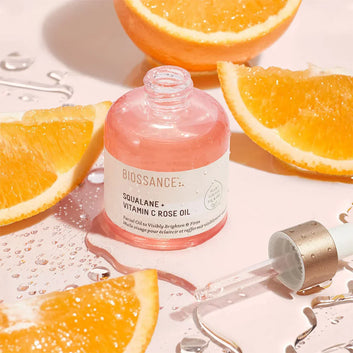 Biossance Squalane + Vitamin C Rose Oil Full Picture
